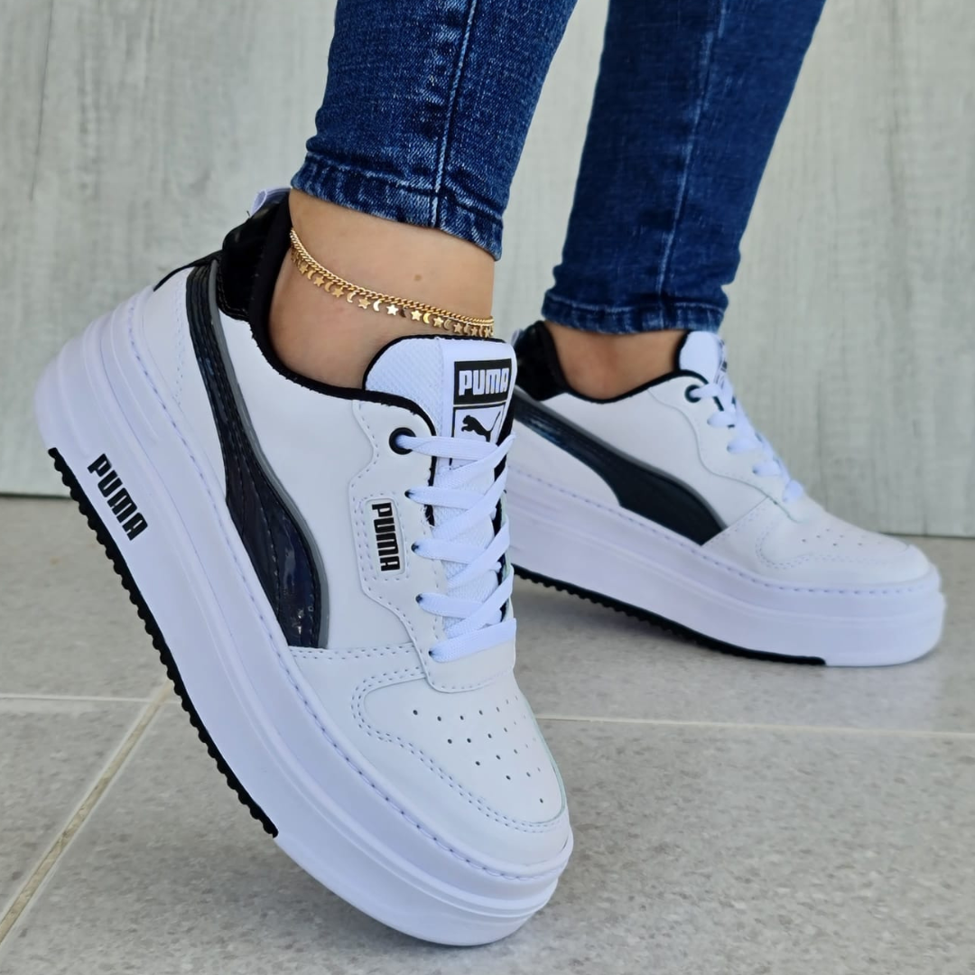 PUMA BLANCO X NEGRO