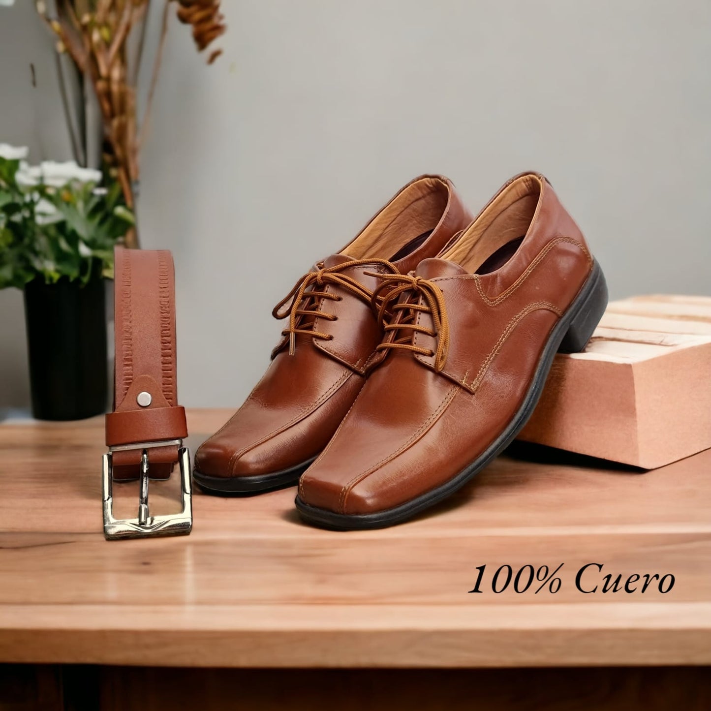 ZAPATOS CORDON FORMAL - CUERO LISO