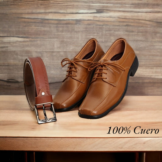 ZAPATOS CORDON FORMAL - CUERO LISO