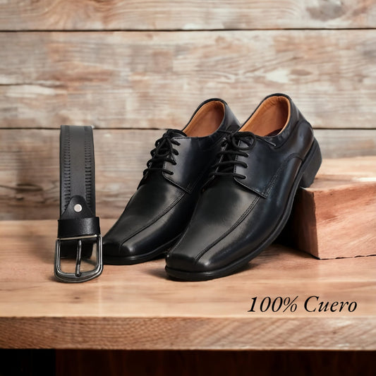 ZAPATOS CORDON FORMAL - CUERO LISO